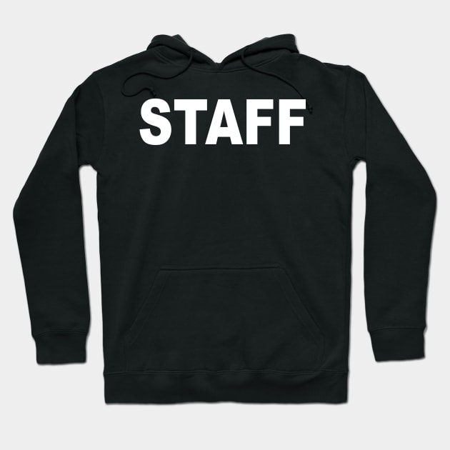 STAFF TEE Hoodie by Illustratorator